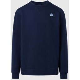 Felpa con patch North Sails Navy blue 3XL