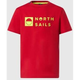 North Sails T-shirt con patch logo Red 14