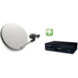 Kit digitale satellitare decoder parabola 40 cm + accessori