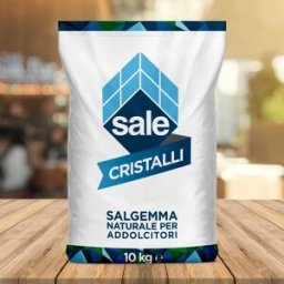 - Cristalli di salgemma per addolcitori 10 kg