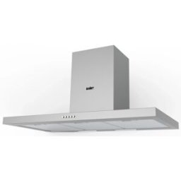 - Cappa a parete in acciao Embla 90 cm grigio