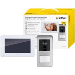 Elvox Videocitofono LCD 7" monofamiliare 1F RFID alimentatore multispina