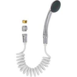 - Doccia Duplex Wendy con flessibile estensibile cromo/bianco