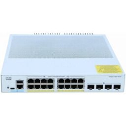 Cisco Systems catalyst 1300-16p-4x 20-port switch, poe+ (120w) stackable ra...