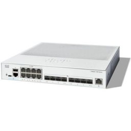Cisco Systems catalyst c1300-16xts rackmount 10g managed stack switch 8x rj...