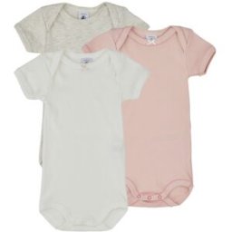 Petit Bateau Body bambino 3 BODIES US MC Multicolore 6 mesi