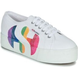 Superga Sneakers basse 2790-COTWPRINTEDLOGOGLITTER Bianco 39