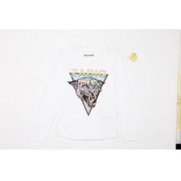 Zadig & Voltaire T-shirts a maniche lunghe X15358-10B Bianco 8 anni
