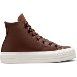 Converse Scarpe Chuck Taylor All Star Lift Hi Platform Egret Bear Marrone 40