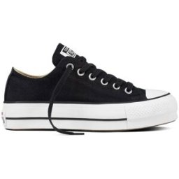 Converse Scarpe Chuck Taylor All Star Platform Canvas Ox Nero 37