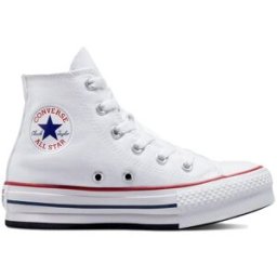 Converse Scarpe Chuck Taylor All Star Lift Platform Kids Classic Bianco 30