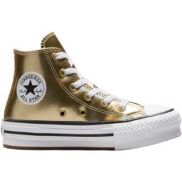 Converse Scarpe Chuck Taylor All Star Eva Lift Platform Metallic Light Oro 28
