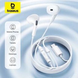 BASEUS auricolare cablato in-ear CZ19 tipo C con microfono cuffie cablate per IOS Mac Xiaomi Samsung HUAWEI cuffie per cellulare per computer