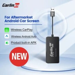 Carlinkit Adattatore USB per auto Dongle Android Auto e CarPlay cablato e wireless per autoradio Android aftermarket Mirrorlink Split Sceen