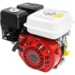 NONE Motore a Benzina Rosso 212cc 4 Tempi 3000W 7.5hp con Albero Motore da 20mm e Sistema di Raffreddamento ad Aria per Go Kart, Idropulitrici, Spaccalegna