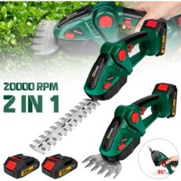 Gisam Gami 2 in 1 tagliasiepi elettrico 20000 giri/min portatile tosaerba domestico forbici da giardino utensile elettrico per Makita 18V batteria pin