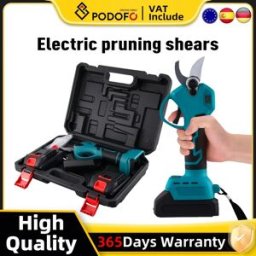 podofo 40mm Rami elettrici a batteria Potatura senza spazzole Potatore Arbusto Forbici per alberi Utensile da taglio da giardino per batteria Makita