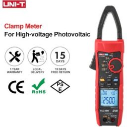 UNI-T UNI T pinza amperometrica digitale UT219PV pinza amperometro 1500V 2500V 1000A multimetro AC DC professionale IP65 Bluetooth per fotovoltaico
