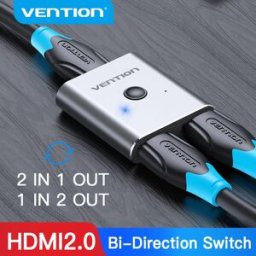 Vention Switcher HDMI 4K 60Hz Bi-Direction 2.0 Switch HDMI Adattatore 1x2/2x1 per PS4/5 Xiaomi TV Box 8K HDMI 2.1 Splitter