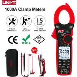 UNI-T Pinza amperometrica UT207B UT208B AC DC Pinza amperometrica Multimetro digitale Amperometro Pinza Inrush Tester di corrente Strumenti da officina
