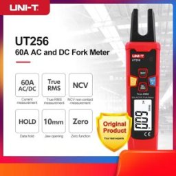 UNI-T 60A AC DC Misuratore a forcella di corrente UT256 Vero RMS Pinza amperometrica Amperometro digitale Test NCV