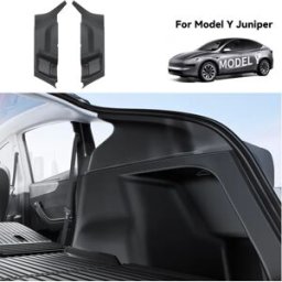 YZ per Tesla Model Y Juniper 2025 Baule posteriore Lato Anti-Calcio Pad TPE Copertura completa Kit di protezione Auto Anti-sporco Pad Accessori
