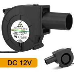 NONE DC 12V Grande Volume d'aria Ventilatore 9733 Turbo Ventilatore 2.85A 5500R/Min Legna da ardere BBQ Stufa Stufa di olio di scarto Stufa a legna Ventola di raffreddamento