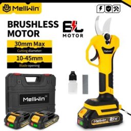 MELLWIN Brushless 30mm Potatore Elettrico Cesoie Cordless Albero da Frutto Bonsai Potatura Forbici Strumenti Per Makita 18V Batteria Spille