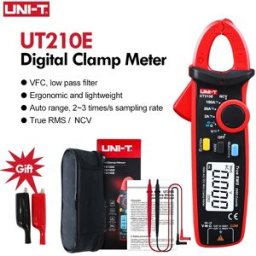 UNI-T UT210E UT210D AC DC Pinza amperometrica 100A Pinza amperometrica Multimetro Amperometro digitale Pinza Strumenti per elettricisti