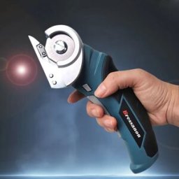 LANXSTAR Forbici circolari 3.6V Forbici elettriche a batteria per tappeti di stoffa Tagliatrice a coltello circolare portatile in pelle ricaricabile