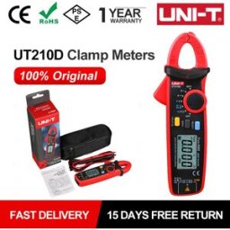 UNI-T Pinza amperometrica UT210E UT210D Pinza amperometrica digitale professionale Serie UT210 Voltmetri a pinza amperometrica a vero RMS