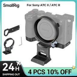 SmallRig Piastra di montaggio ruotabile A7C II A7CR, kit piastra a sgancio rapido con montaggio orizzontale a verticale per Sony Alpha 7C II / Alpha 7CR