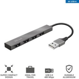Trust Hub con 4 porte USB 23786