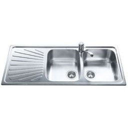 SMEG Lavello 2 Vasche SP116S Acciaio Inox Satinato