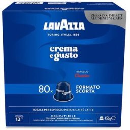 LAVAZZA Capsule Caffè 80Pz Crema e Gusto Compatibili Nespresso
