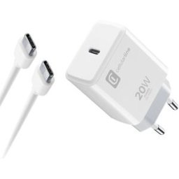Cellular Line Carica Batterie Achiphkitc2cpd20ww Bianco