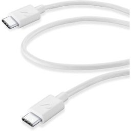 Cellular Line Cavo USB-C Power Cable 60cm Usbdata06usbc2cw Bianco