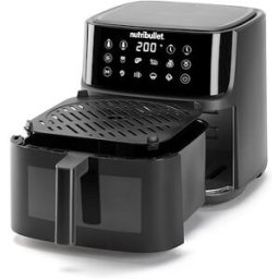 DeLonghi Friggitrice ad Aria Nutribullet CrispLite Vision Nba0811 Grigio Scuro