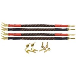 MUSIC TOOLS SNC Dynavox Cavi Audio 4Pz Jumper Nero/ Rosso