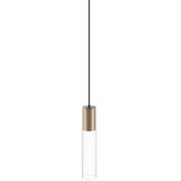 NOVALUX Crystal Sospensione Ottone Satinato