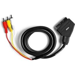 SBS SPA Sbs Cavo Scart RCA con Switch ECVSCAR3RCA15MM