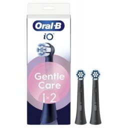 Oral-B Testine di Ricambio iO Series Gentle Care 2Pz Nero