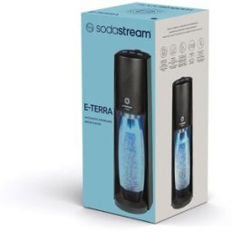 SODASTREAM Gasatore Elettrico E-Terra Nero
