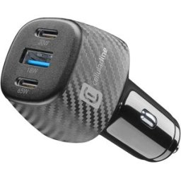 Cellular Line Caricabatterie Multipower da Auto 103W Cbrusb3pd103wk Nero