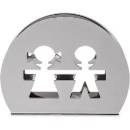 Alessi Girotondo Portatovaglioli di carta AKK51 Acciaio inox