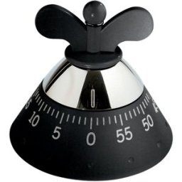Alessi Contaminuti Kitchen Timer Nero