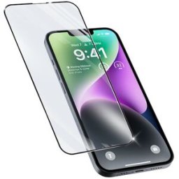 Cellular Line Tempered Glass iPhone 14 / 14 Pro Trasparente Nero