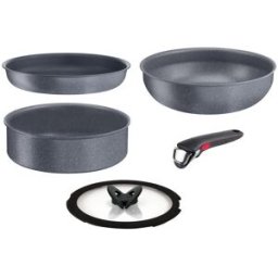 LAGOSTINA Set pentole 5PZ Ingenio Mineralis GREEN