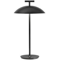 KARTELL Mini Geen-A Battery Nero Lampada da Tavolo Ricaricabile