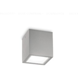 IDEAL LUX Techo pl1 Square d09 Grigio